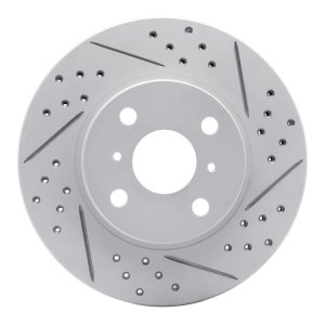 Scion IQ Brake Rotor (1) - Front Right - DFC - Geoperformance Rotor - Drilled & Slotted - `06-`19