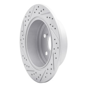 Lexus ES350 Brake Rotor (1) - Rear Right - DFC - Drilled & Slotted Geoperformance - `07-`12