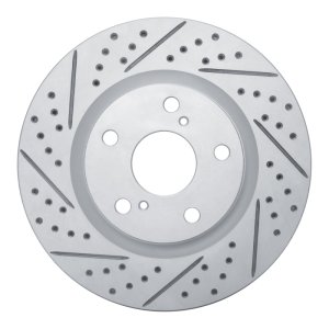 Lexus ES300H Brake Rotor (1) - Front Left - DFC - Geoperformance Rotor - Drilled & Slotted - `06-`20