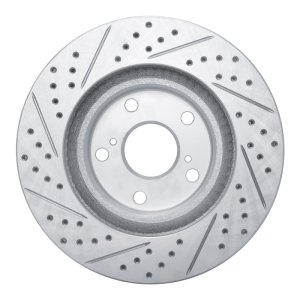 Lexus ES300H Brake Rotor (1) - Front Right - DFC - Geoperformance Rotor - Drilled & Slotted - `06-`20