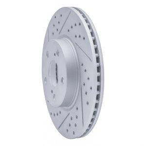 Pontiac Vibe Brake Rotor (1) - Front Left - DFC - Drilled & Slotted Geoperf - `08-`19