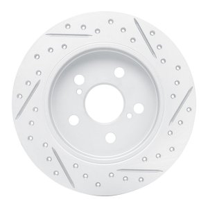 Lexus CT200H Brake Rotor (1) - Rear Left - DFC - Drilled & Slotted Geoperformance - `09-`24 Lexus CT200H Brake Rotor (1) - Rear Left - DFC - Drilled & Slotted Geoperformance - `09-`24