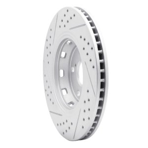 Toyota Venza Brake Rotor (1) - Front Right - DFC - Geoperformance Rotor - Drilled and Slotted - `09-`15