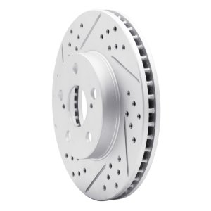 Lexus Ct200H Brake Rotor (1) - Front Left - DFC - Geoperformance Rotor - Drilled and Slotted - `10-`17