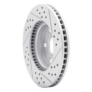 Lexus Ct200H Brake Rotor (1) - Front Left - DFC - Geoperformance Rotor - Drilled and Slotted - `10-`17