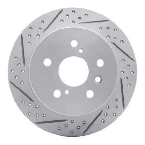 Lexus Ct200H Brake Rotor (1) - Front Right - DFC - Drilled & Slotted Geoperformance - `10-`17