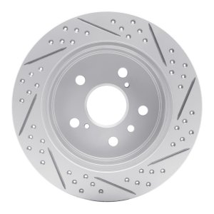 Lexus Ct200H Brake Rotor (1) - Front Right - DFC - Drilled & Slotted Geoperformance - `10-`17