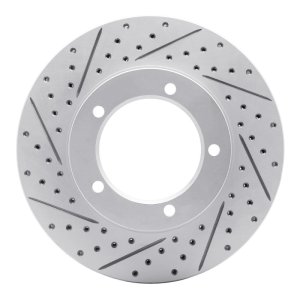 Lexus Lx470 Brake Rotor (1) - Front Left - DFC - Drilled & Slotted Geoperformance - `98-`07