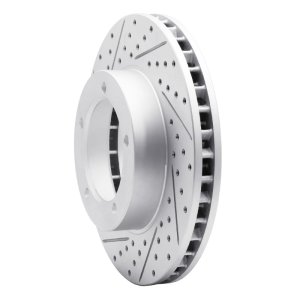 Lexus Lx470 Brake Rotor (1) - Front Left - DFC - Drilled & Slotted Geoperformance - `98-`07