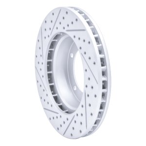 Lexus Lx470 Brake Rotor (1) - Front Right - DFC - Drilled & Slotted Geoperformance Rotor - `98-`07