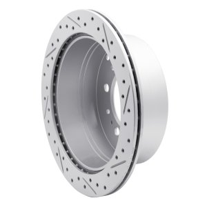 Lexus Lx470 Brake Rotor (1) - Rear Left - DFC - Geoperformance Drilled & Slotted - `98-`07 Lexus Lx470 Brake Rotor (1) - Rear Left - DFC - Geoperformance Drilled & Slotted - `98-`07