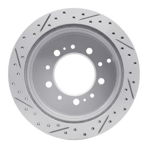 Lexus Lx470 Brake Rotor (1) - Rear Right - DFC - Drilled & Slotted Geoperformance - `98-`07 Lexus Lx470 Brake Rotor (1) - Rear Right - DFC - Drilled & Slotted Geoperformance - `98-`07
