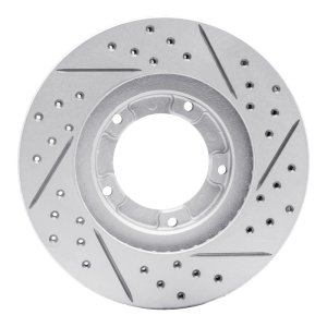 Toyota Tacoma Brake Rotor (1) - Front Left - DFC - Geoperformance Rotors - Drilled & Slotted - `95-`04