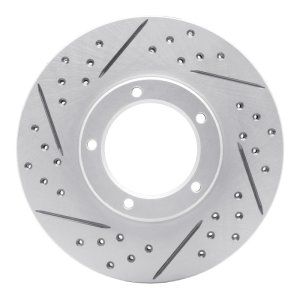 Toyota Tacoma Brake Rotor (1) - Front Left - DFC - Geoperformance Rotors - Drilled & Slotted - `95-`04