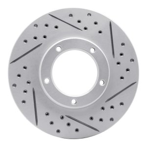 Toyota Tacoma Brake Rotor (1) - Front Right - DFC - Drilled & Slotted Geoperformance - `95-`04