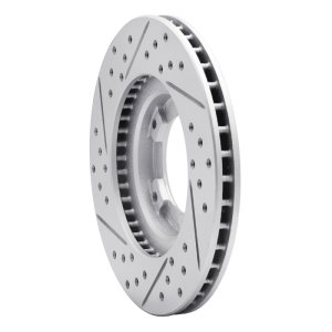 Toyota Tacoma Brake Rotor (1) - Front Right - DFC - Drilled & Slotted Geoperformance - `95-`04