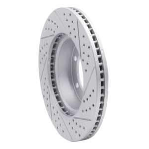 Toyota Sequoia Brake Rotor (1) - Front Left - DFC - Geoperformance - Drilled & Slotted - `00-`07