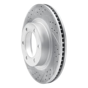 Lexus Gx470 Brake Rotor (1) - Front Left - DFC - Drilled & Slotted Geoperformance - `03-`09