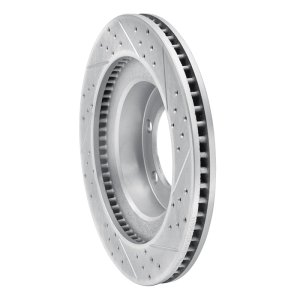 Lexus Gx470 Brake Rotor (1) - Front Left - DFC - Drilled & Slotted Geoperformance - `03-`09