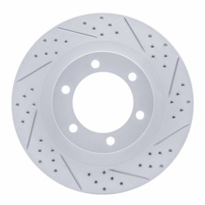 Lexus Gx470 Brake Rotor (1) - Front Right - DFC - Drilled & Slotted Geoperformance - `03-`09