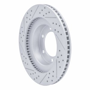 Lexus Gx470 Brake Rotor (1) - Front Right - DFC - Drilled & Slotted Geoperformance - `03-`09