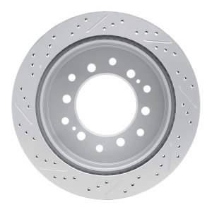 Lexus Gx470 Brake Rotor (1) - Rear Right - DFC - Drilled & Slotted Geoperformance - `01-`09 Lexus Gx470 Brake Rotor (1) - Rear Right - DFC - Drilled & Slotted Geoperformance - `01-`09