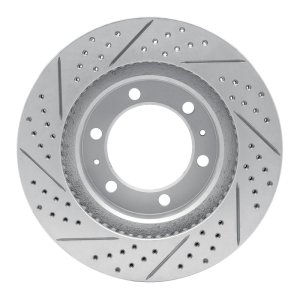 Toyota 4Runner Brake Rotor (1) - Front Right - DFC - Drilled & Slotted Geoperformance - `03-`23 Toyota 4Runner Brake Rotor (1) - Front Right - DFC - Drilled & Slotted Geoperformance - `03-`23