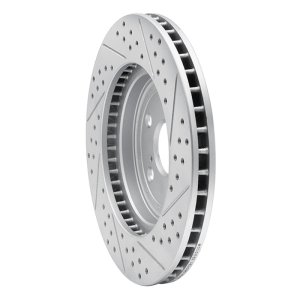 Lexus RX350 Brake Rotor (1) - Front Left - DFC - Drilled & Slotted Geoperformance - `04-`09