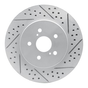 Lexus Rx330 Brake Rotor (1) - Front Right - DFC - Drilled & Slotted Geoperformance - `04-`09