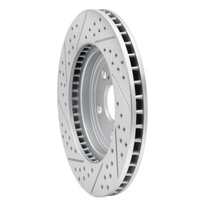 Lexus Rx330 Brake Rotor (1) - Front Right - DFC - Drilled & Slotted Geoperformance - `04-`09