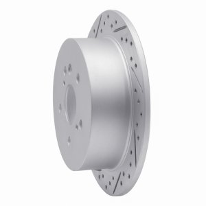 Lexus Rx400H Brake Rotor (1) - Rear Left - DFC - Drilled & Slotted Geoperformance - `04-`09