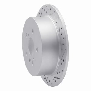 Lexus RX330 Brake Rotor (1) - Rear Right - DFC - Drilled & Slotted Geoperformance - `04-`09