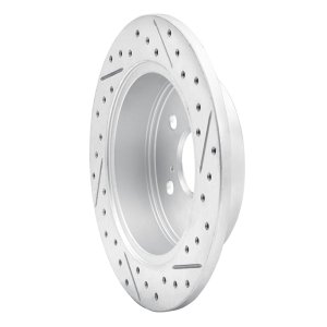 Lexus Hs250H Brake Rotor (1) - Rear Left - DFC - Geoperformance Rotor - Drilled & Slotted - `06-`18