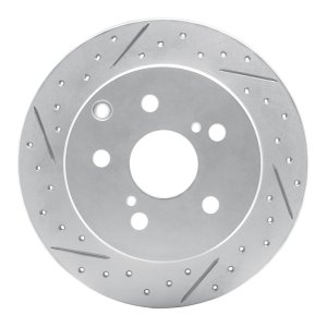 Lexus Hs250H Brake Rotor (1) - Rear Left - DFC - Geoperformance Rotor - Drilled & Slotted - `06-`18