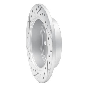 Lexus Hs250H Brake Rotor (1) - Rear Right - DFC - Drilled & Slotted Geoperformance - `06-`18