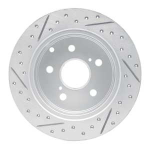 Lexus Hs250H Brake Rotor (1) - Rear Right - DFC - Drilled & Slotted Geoperformance - `06-`18