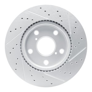 Lexus Hs250H Brake Rotor (1) - Front Left - DFC - Drilled & Slotted Geoperformance - `06-`18