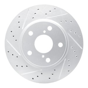 Lexus Hs250H Brake Rotor (1) - Front Left - DFC - Drilled & Slotted Geoperformance - `06-`18