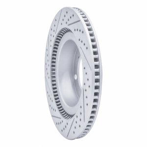 Lexus LX570 Brake Rotor (1) - Front Right - DFC - Drilled & Slotted Geoperformance - `07-`22