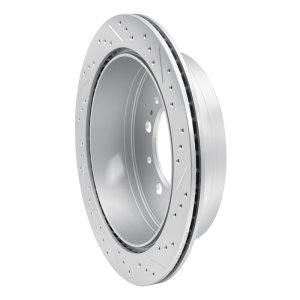 Lexus LX570 Brake Rotor (1) - Rear Left - DFC - Geoperformance Drilled & Slotted - `07-`22 Lexus LX570 Brake Rotor (1) - Rear Left - DFC - Geoperformance Drilled & Slotted - `07-`22