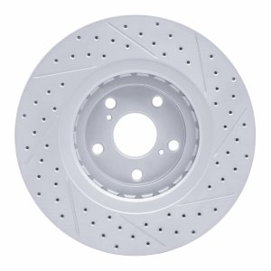 Lexus Nx300 Brake Rotor (1) - Front Left - DFC - Drilled & Slotted Geoperformance - `08-`21