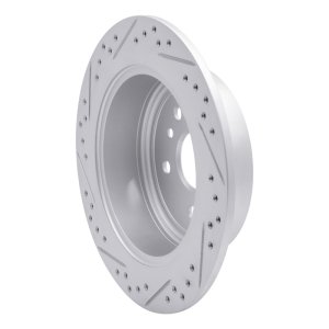 Toyota Highlander Brake Rotor (1) - Rear Right - DFC - Drilled & Slotted Geoperformance - `08-`13 Toyota Highlander Brake Rotor (1) - Rear Right - DFC - Drilled & Slotted Geoperformance - `08-`13