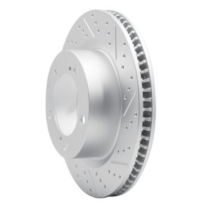 Lexus Lx570 Brake Rotor (1) - Front Right - DFC - Geoperformance Rotor - Drilled & Slotted - `08-`21