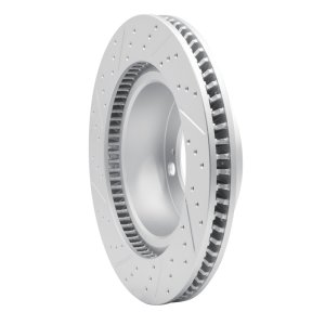 Lexus Lx570 Brake Rotor (1) - Front Right - DFC - Geoperformance Rotor - Drilled & Slotted - `08-`21