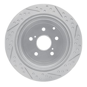 Lexus Rx350 Brake Rotor (1) - Rear Left - DFC - Geoperformance Rotor - Drilled and Slotted - `10-`20