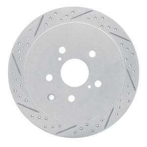 Lexus Rx350 Brake Rotor (1) - Rear Left - DFC - Geoperformance Rotor - Drilled and Slotted - `10-`20