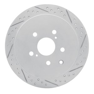Lexus RX350 Brake Rotor (1) - Rear Right - DFC - Geoperformance Drilled & Slotted - `10-`20