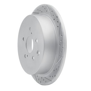 Lexus RX350 Brake Rotor (1) - Rear Right - DFC - Geoperformance Drilled & Slotted - `10-`20