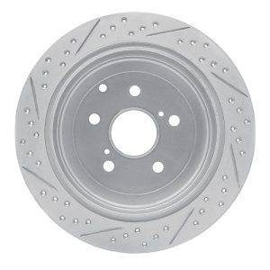 Lexus RX350 Brake Rotor (1) - Rear Right - DFC - Geoperformance Drilled & Slotted - `10-`20