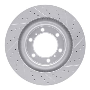 Lexus Gx460 Brake Rotor (1) - Front Left - DFC - Drilled & Slotted Geoperformance - `10-`24 Lexus Gx460 Brake Rotor (1) - Front Left - DFC - Drilled & Slotted Geoperformance - `10-`24